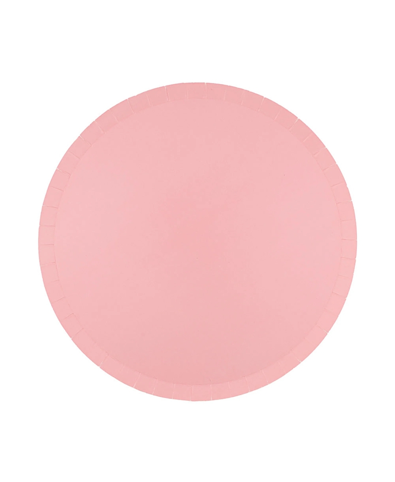 Jollity & Co Solid Shade Colors, Paper Party Dinner Plates, Set Of 8 In Purple