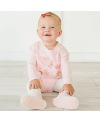Girls' Christmas Fun Long Sleeve Romper - Baby