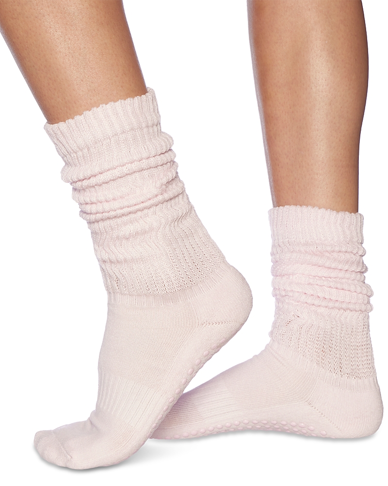 Souls. Baby Pink Cloud Grip Socks