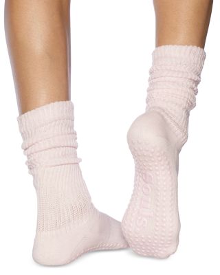 Baby Pink Cloud Grip Socks - thumbnail 2