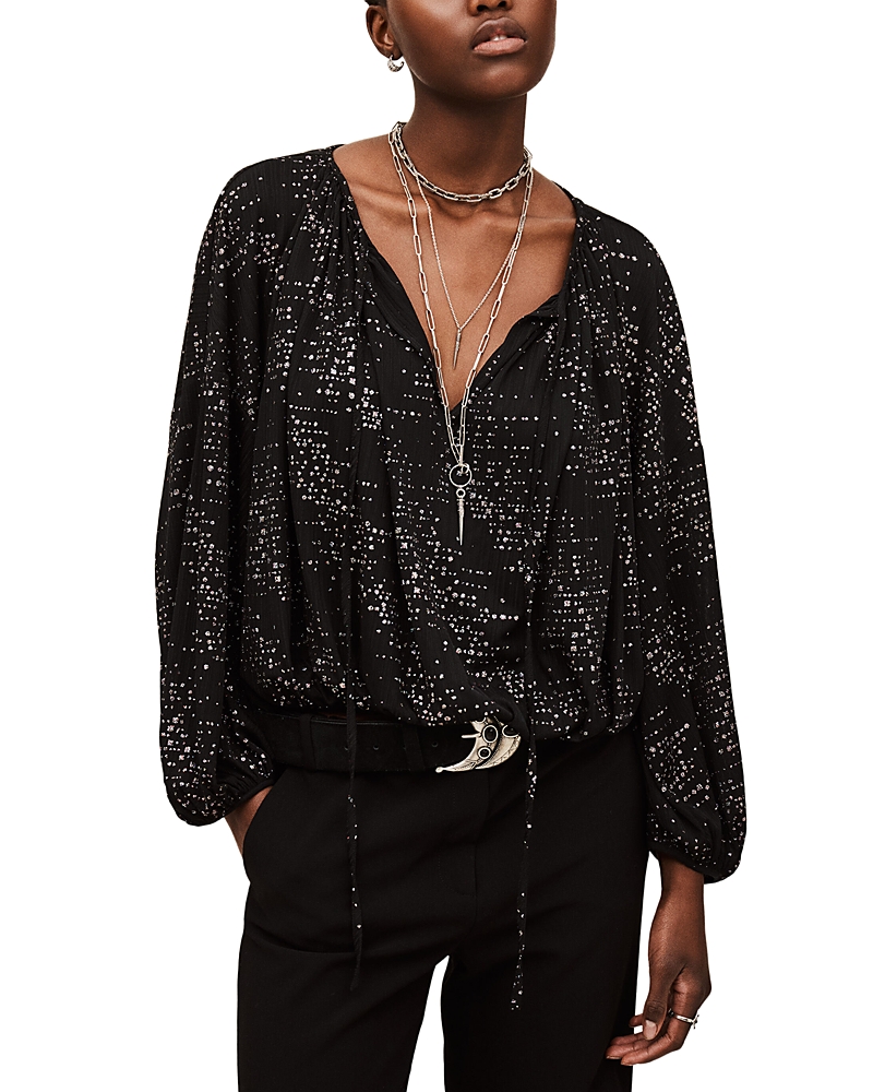 ba & sh Torny Embellished Blouse