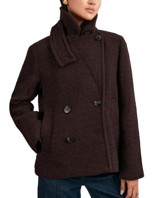 Addie Short Wool Coat 