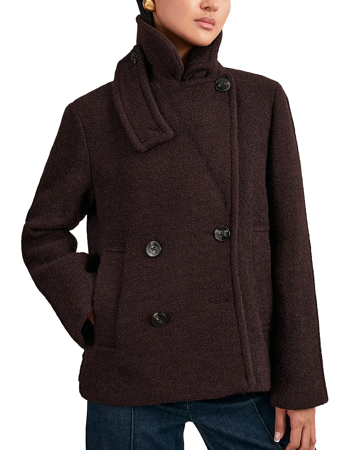 Reiss Addie Short Wool Coat