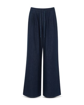 Pleated Wide Leg Pants