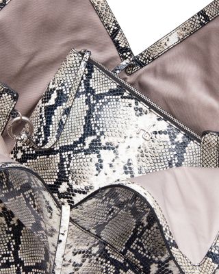 Alix Large Embossed Leather Tote