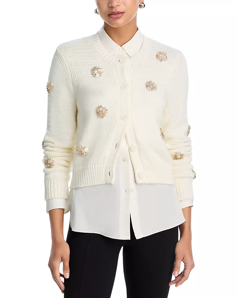 Cinq a Sept Mini Sparkle Dots Cardigan