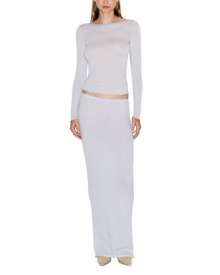 Sheer Modal Long Sleeve Tee