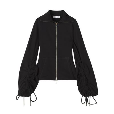 Cotton Fleece Adn Cashmere Jacket