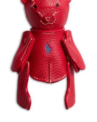 Polo Bear Leather Bag Charm  