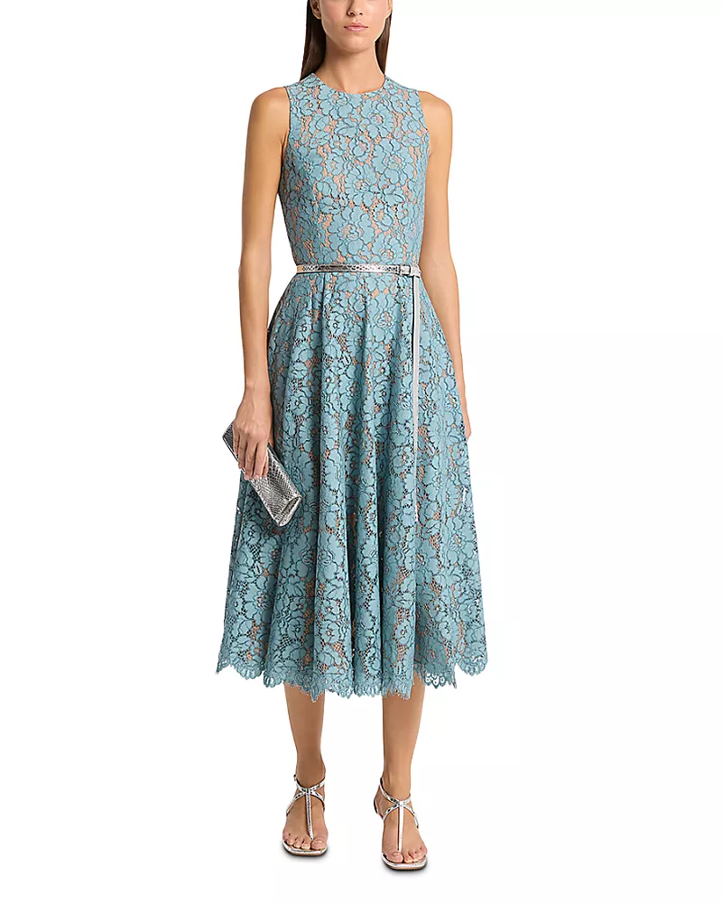 Michael Kors Collection Floral Lace Dress