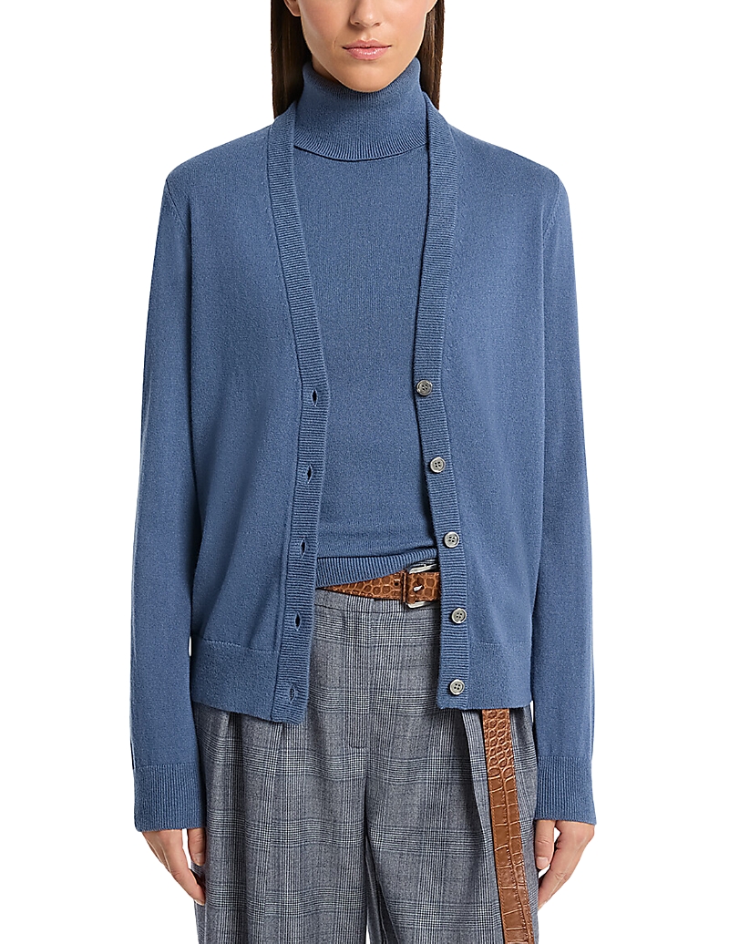 Michael Kors Kobi Halperin Cashmere Cardigan In Blue