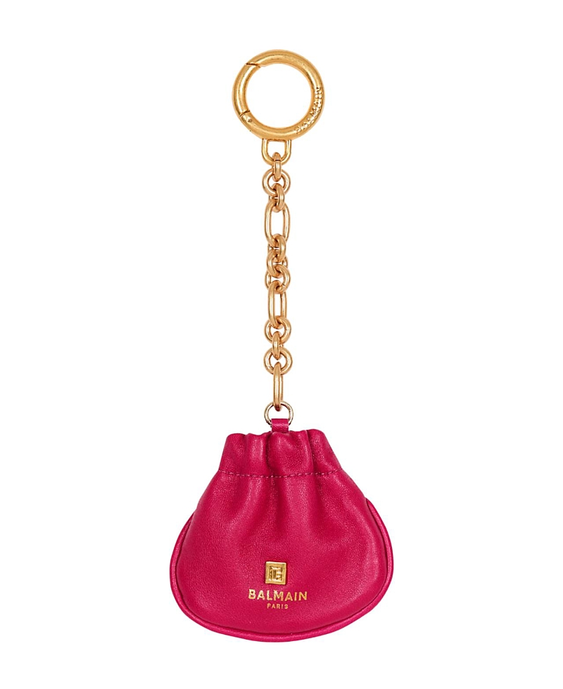Balmain Pulse Leather Key Ring