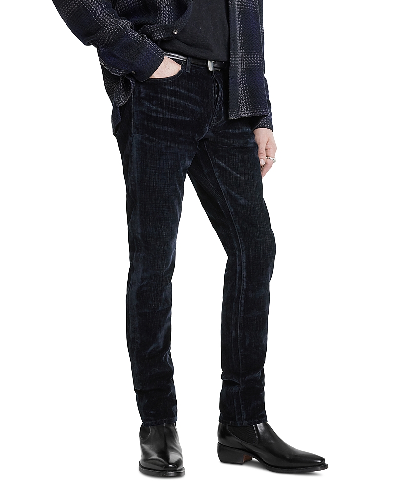 John Varvatos Luca Slim Fit Jeans in Dark Brown
