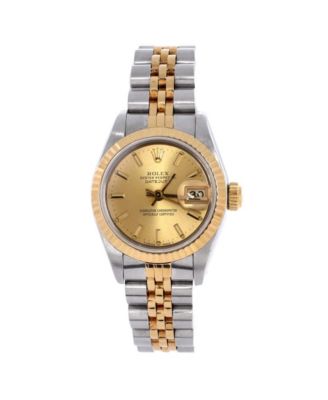  Oyster Perpetual Datejust Automatic Watch in Stainless Steel and Gold 26mm