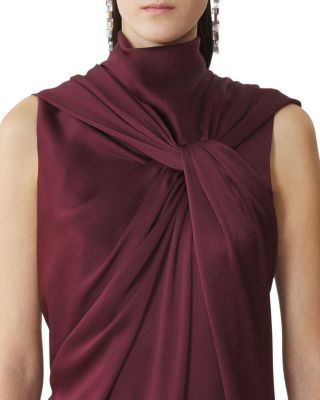  Long Jumpsuit in Satin