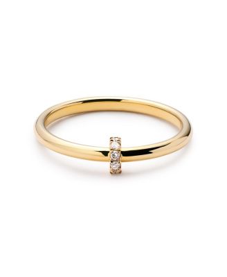 Solid Gold Lab Grown Diamond Link Ring