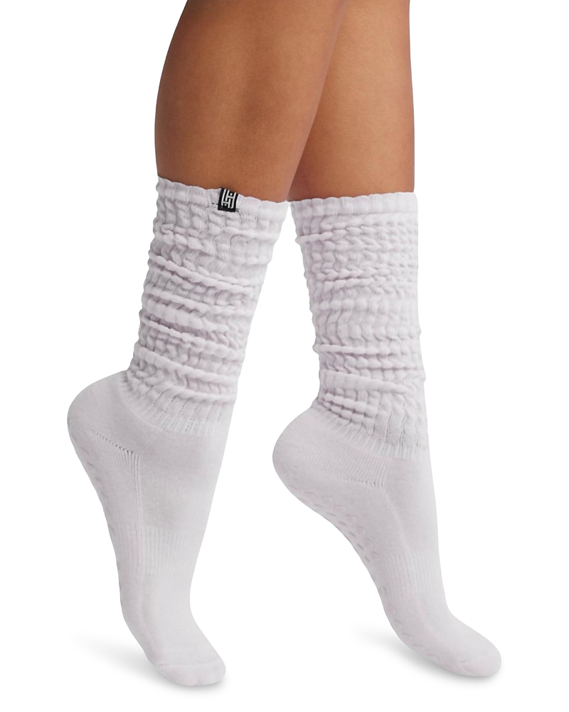 High Heel Jungle Scrunch Premium Grip Crew Socks