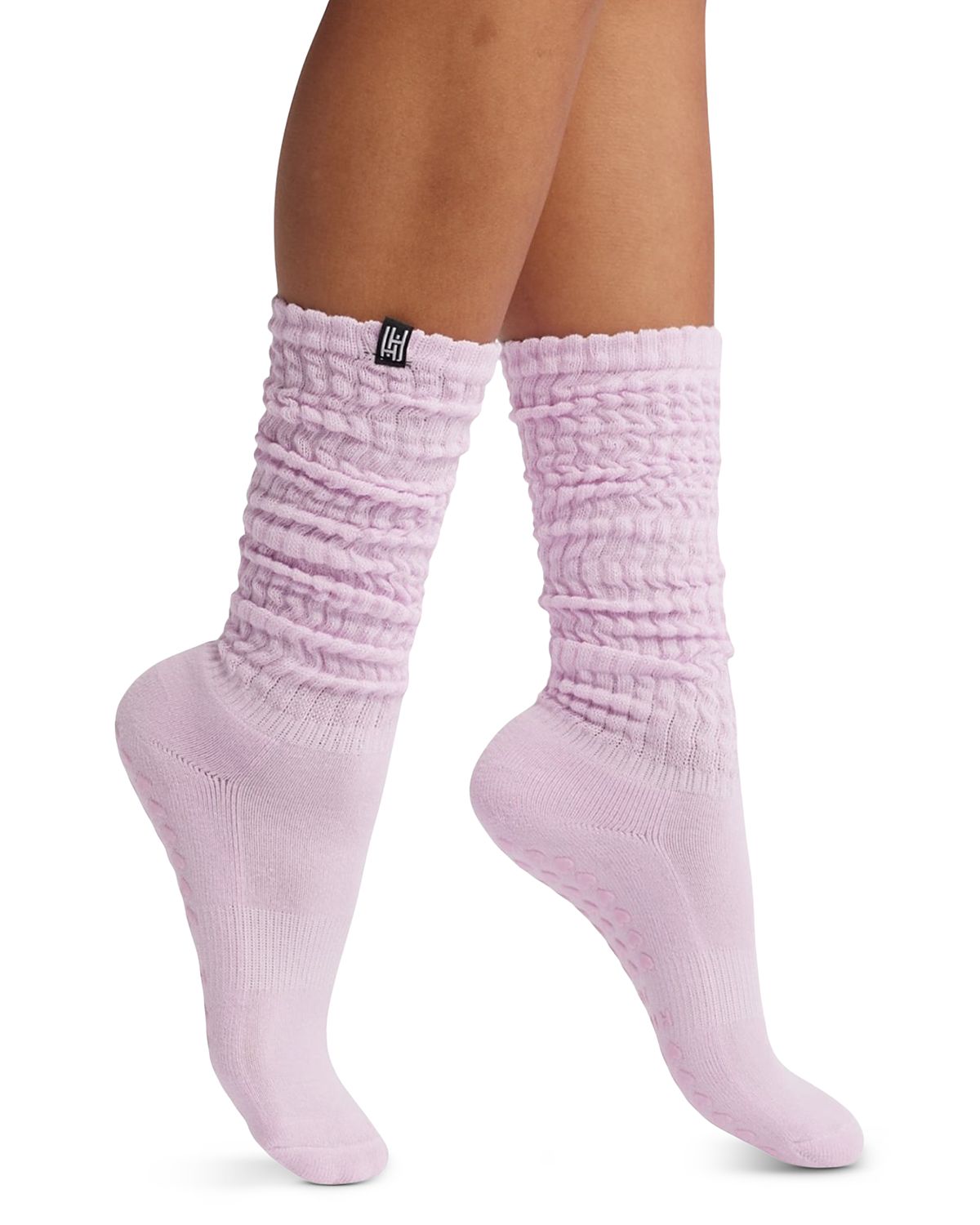 High Heel Jungle Scrunch Premium Grip Crew Socks