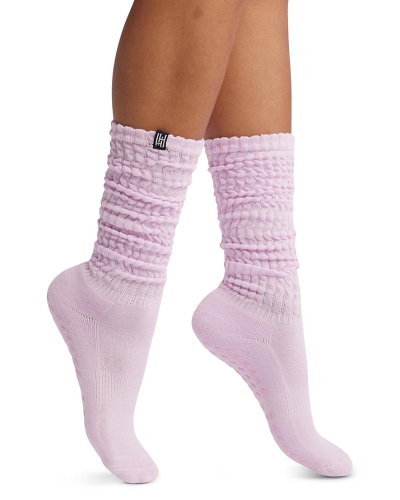 High Heel Jungle Scrunch Premium Grip Crew Socks
