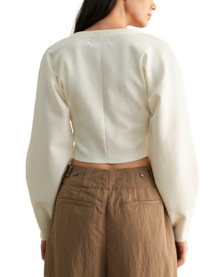 Structured Knit Cardigan Top