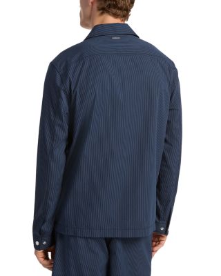 Dobby Stripe Shirt Jacket