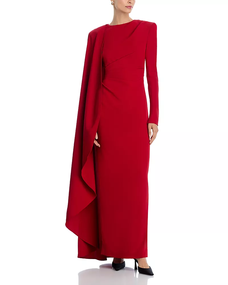 Rachel Gilbert Dion Cape Gown - Exclusive