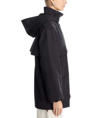 Mock Neck Raincoat