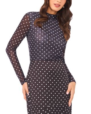 Turtleneck Fitted Long Sleeve Top