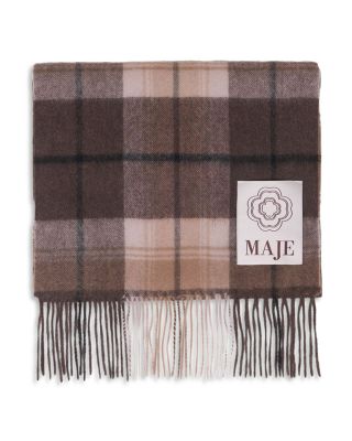 Emy Check Wool & Cashmere Scarf