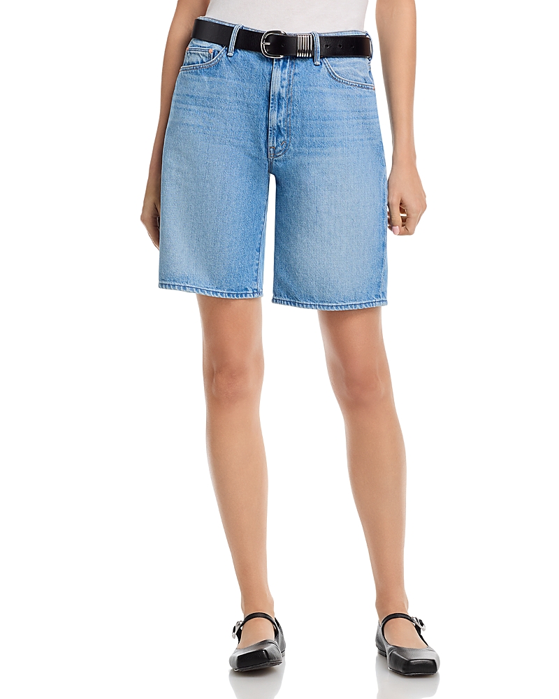 Mother The Undercover Bermuda Denim Shorts