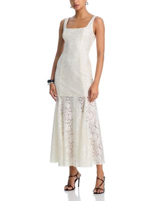 Soutache Cord Lace Drop Waist Maxi Dress - Exclusive
