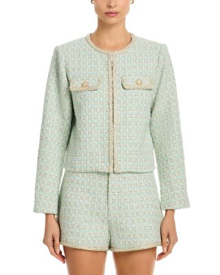 Tweed Braided Trim Jacket