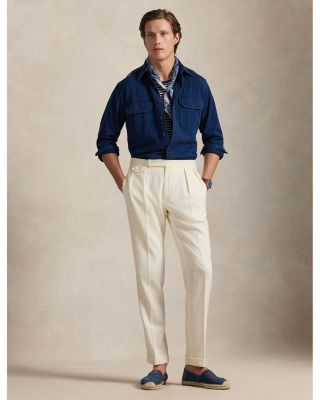 Classic Fit Indigo Chino Workshirt