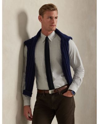 Classic Fit Checked Poplin Shirt