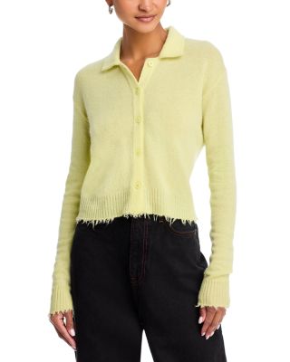 The Loose Cashmere Polo Cardigan Sweater