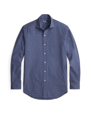 Classic Fit Tattersall Poplin Shirt