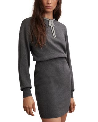 Ria Chain Detail Knitted Mini Dress