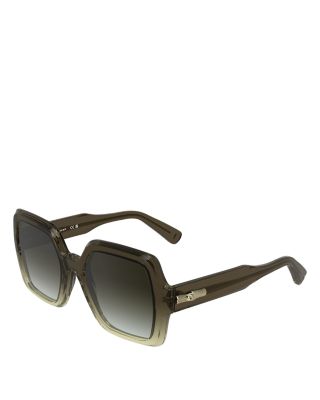 Roseau Oversized Square Sunglasses, 54mm