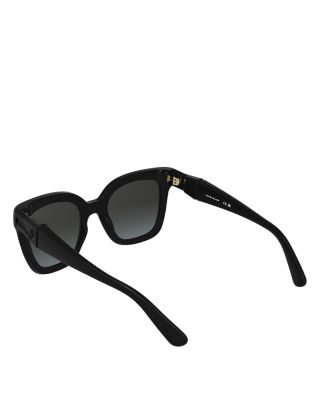 Roseau Bamboo Look Square Sunglasses, 53mm