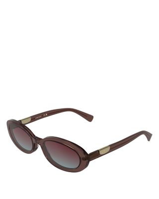 Le Pliage Slim Oval Sunglasses, 54mm