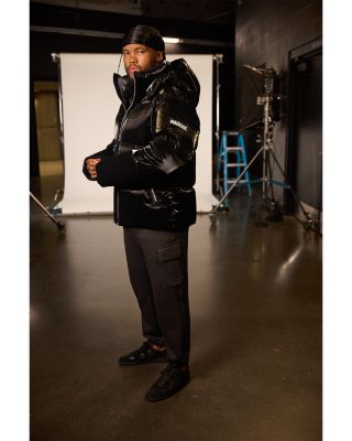 Kent-Glo High Gloss Quilted Hooded Down Jacket