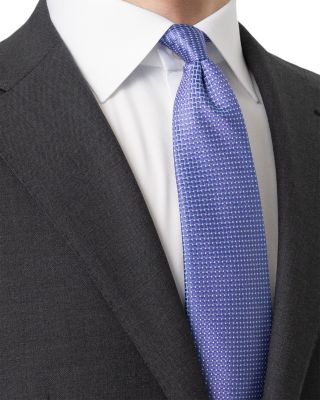 Micro Geometric Silk Tie