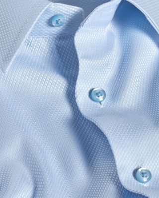 Trim Fit Micro Diamond Dobby Dress Shirt