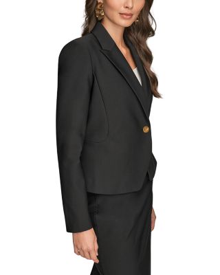 Peplum Turtleneck Blazer Jacket