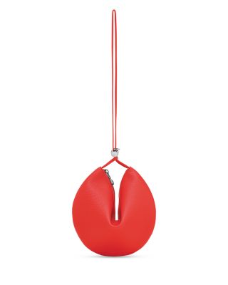 Le Roseau Leather Wristlet Clutch