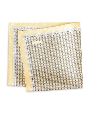 Geometric Print Pocket Square