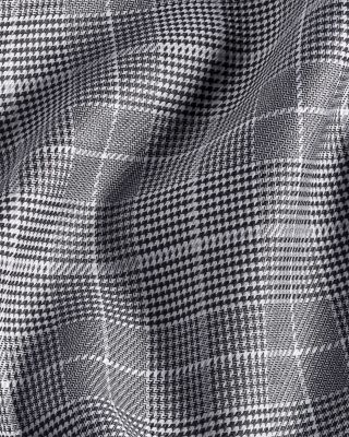 Trim Fit Twill Glen Check Dress Shirt