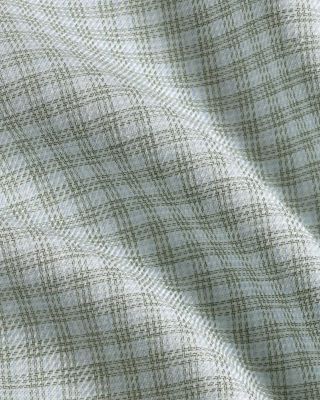 Trim Fit Cashmere Blend Twill Check Dress Shirt