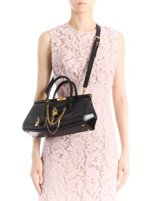 Leather Top Handle Bag