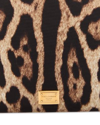 Necessaire Leopard Print Zip Pouch